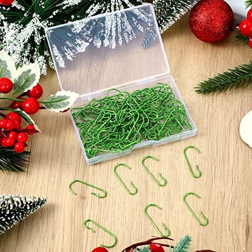 Hotop 120 Pcs Halloween Ornament Hooks Green Ornament Hangers - Image 5
