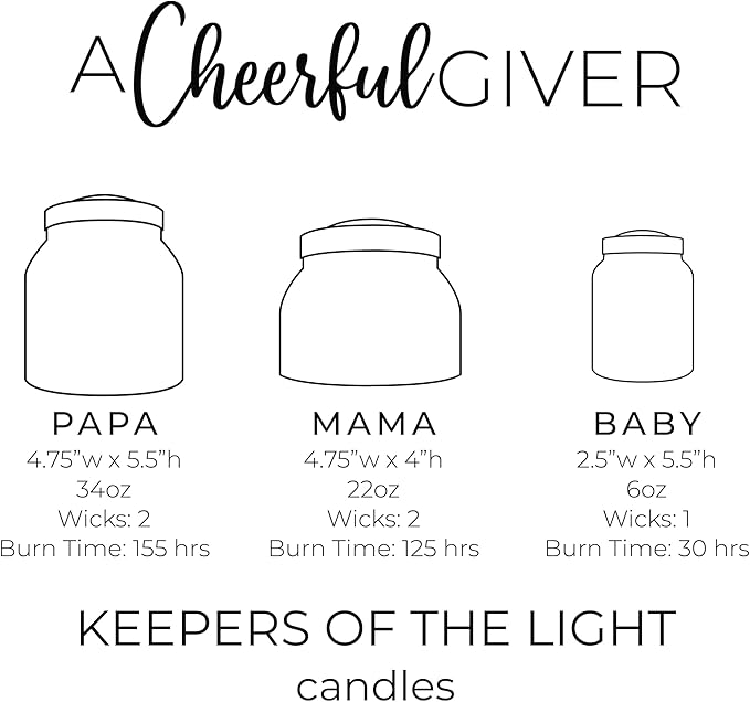A Cheerful Giver - Scented Candles for Home - Long Lasting Aromatherapy Candle with up to 155 Hours of Burn Time - Gift Ready (22oz, Cranberry Orange)