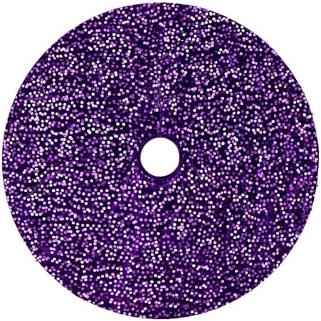 36 Inch Christmas Tree Skirt Purple Sparkly Sequins Soft Velvet Halloween Tree Skirt Christmas Decor for Xmas Tree Base - Image 7