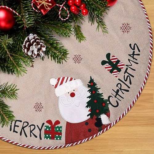 Mr. Pen- Christmas Tree Skirt 48 inches, Christmas Skirts for Xmas Trees - Image 4