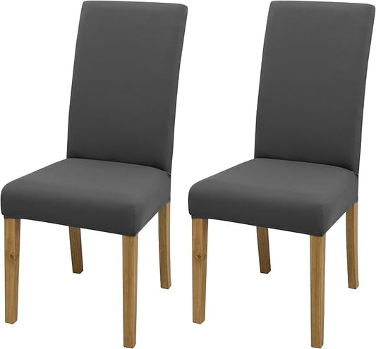 BIETYONE Chair Covers,Dining Room Chair Covers Set of 2,Stretch Kitchen Chair Cover,Washable Dining Chair Cover,Parsons Chair Slipcovers Protective,for Home,Restaurant,Banquet