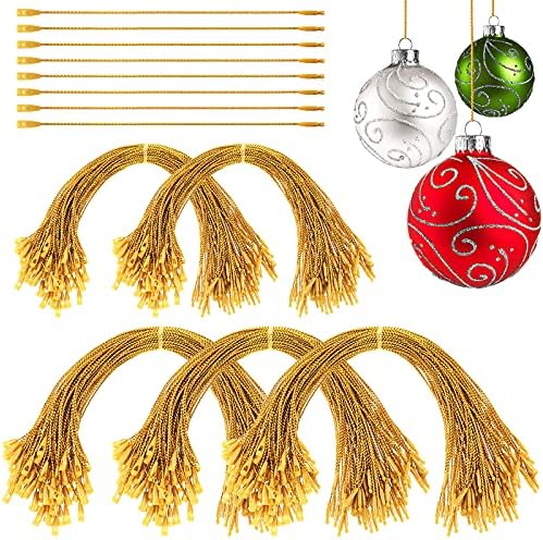 Nuanchu 500 Pcs Christmas Ornament Hangers, Gold by Nuanchu