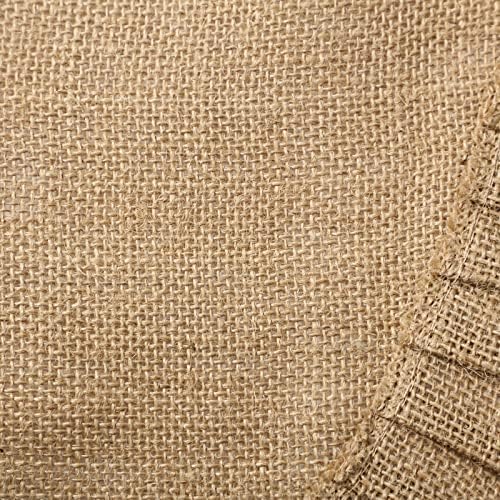 Tatuo 47 Inch Christmas Tree Skirt Decor, Ruffled Burlap Tree Skirt, Linen - Image 6