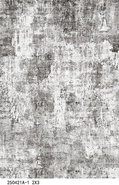 4x6 Entryway Rug – Non-Slip Low-Pile Small Area Rug for Kitchen Bedroom Living Room Office – Modern Abstract Neutral Throw Carpet with Rubber Backing (Grey)
