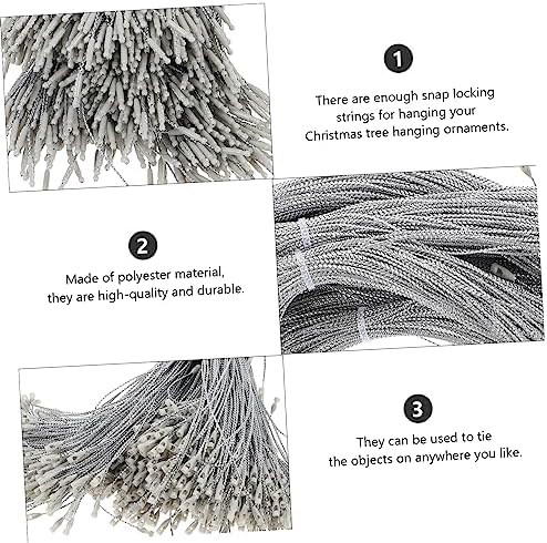 1bag Christmas Tree Ornament Ropes for Crafting Hanging Decor Supplies for Holiday Decorations and Party Ornament Ropes - Image 4