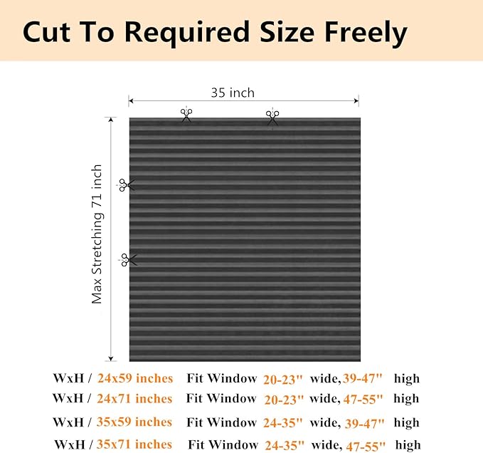 Window Blinds Cordless Blackout No Drill Cut to Size Clip On Stick On Self Adhesive Temporary Blinds Pleated Paper Blinds for Windows Doors Shades for Home Nursery Bedroom Kitchen Bathroom