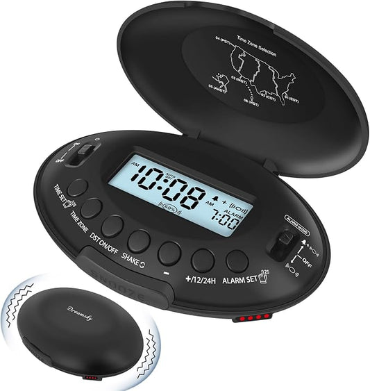 DreamSky Vibrating Alarm Clock for Heavy Sleepers Adults Under Pillow by DreamSky