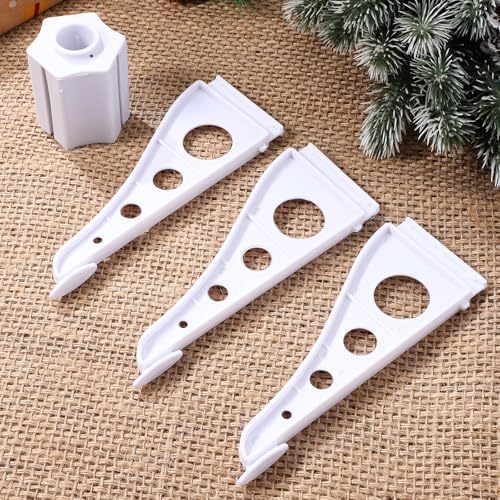 Artificial Christmas Tree Base Stand, Plastic Triangle Three Feet - Image 5