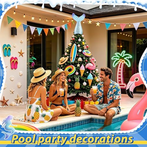 10In Blue Mermaid Tail Summer Tree Topper Fish Tail Tree Topper - Image 5