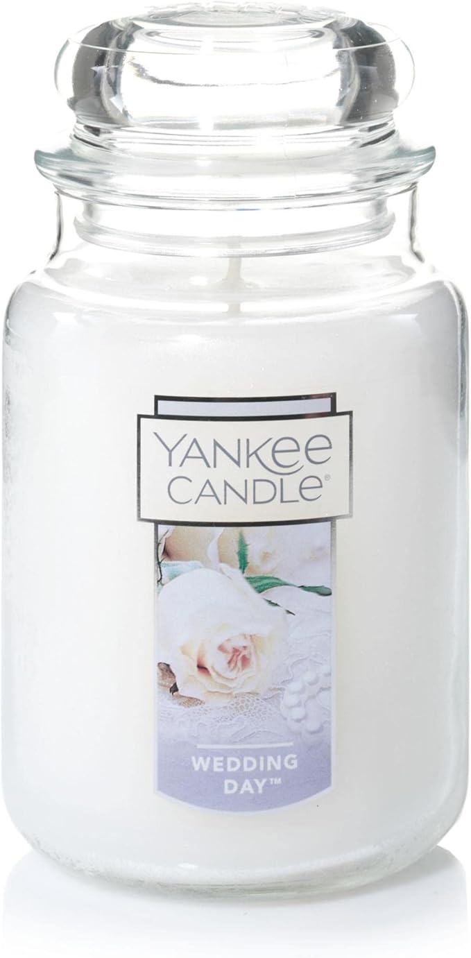 Yankee Candle Wedding Day Scented Classic 22oz Large Jar Single Wick Candle Over 110 Hours of Burn Time