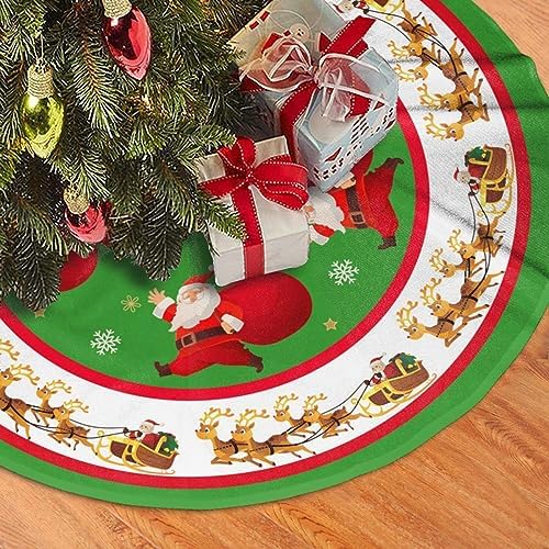 Christmas Tree Skirt Christmas Tree Ornaments Tree Skirt for Christmas Decoration 36" - Image 2