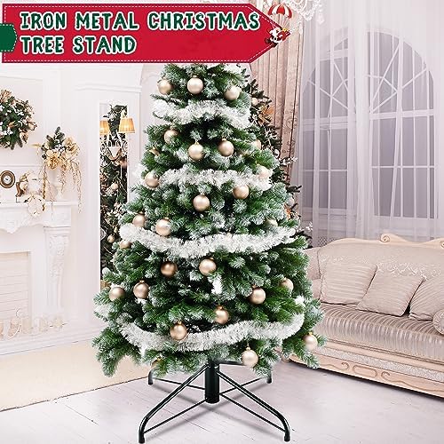 Yunsailing 19.7" Christmas Tree Stand for 4 ft to 7 ft Artificial Trees - Folding Base Fits Poles up to 1.25" - Image 5