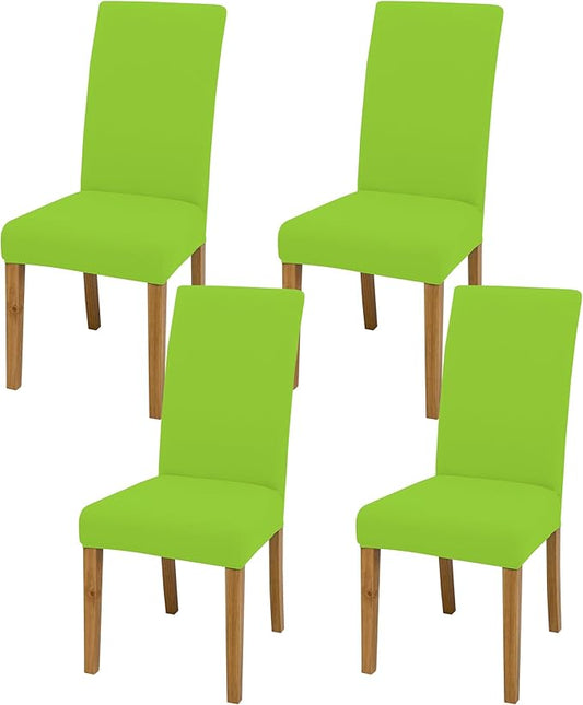 BIETYONE Dining Chair Covers,Dining Room Chair Covers Set of 4,Stretch Kitchen Chair Cover,Washable Dining Chair Cover,Parsons Chair Slipcovers Protective,for Home,Restaurant,Banquet