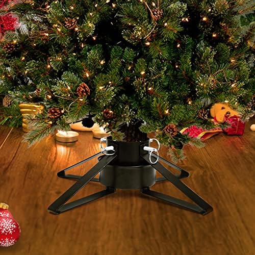Christmas Tree Stand for Live Tree, Adjustable Metal Tree Holder for Real Christmas Tree Fits up to 8 Ft, Heavy Duty Christmas Tree Stand Base for Xmas Tree Decoration 1.38 to 3.3 inch Trunk Diameter - Image 6