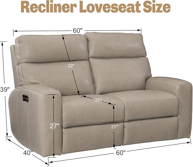 JIVINER 6-Piece Loveseat Recliner Slipcover Stretch Jacquard Recliner Sofa Cover 2 Seater Washable Reclining Couch Cover with Pocket Fitted Furniture Protector Cover (Loveseat Recliner, Light Beige)