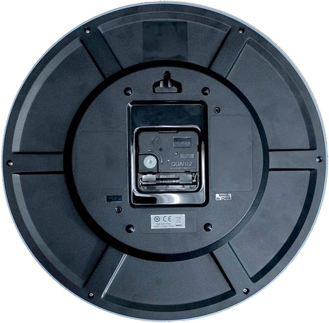 SEIKO QXA756KLH Wall Clock, Black, 12 Inch
