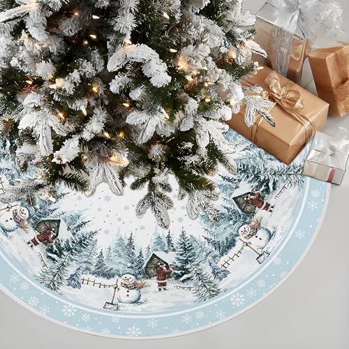 Christmas Snowman Tree Skirt 36 Inches - Image 5