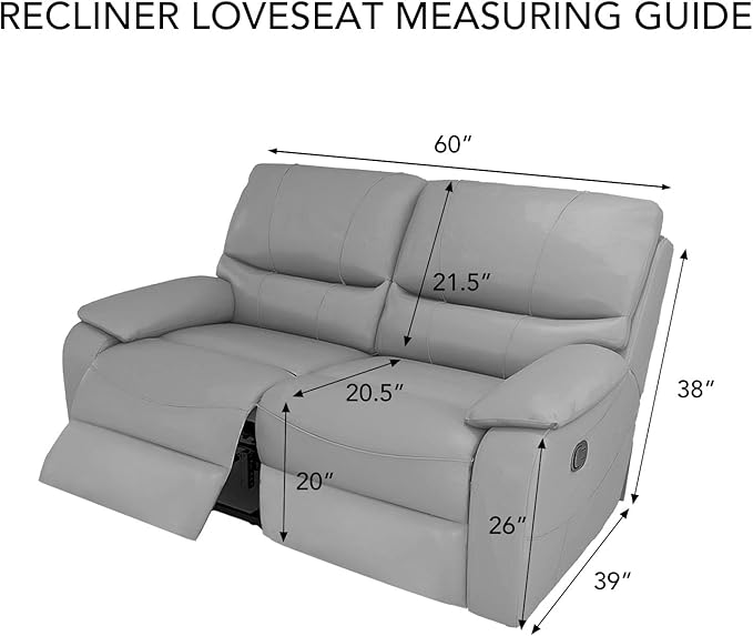 PureFit Super Stretch Loveseat Recliner Sofa Couch Cover with Pocket – 2 Seats Non Slip Soft Sofa Slipcover, Washable Reclining Furniture Protector for Kids, Pets (Recliner Loveseat, Camel)