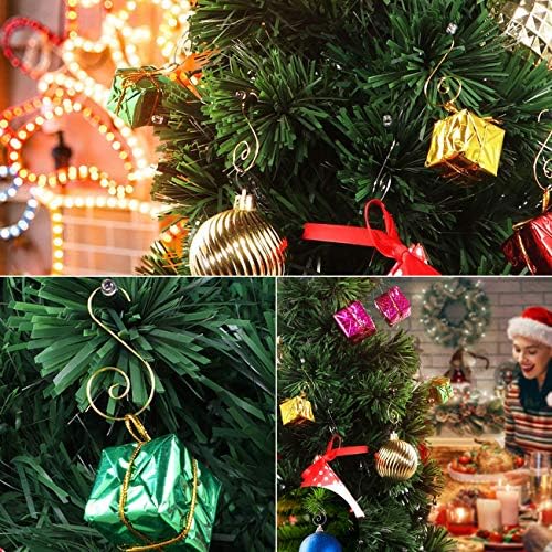 200PCS Christmas Ornament Hooks Christmas Tree Ornament Hanger - Image 2