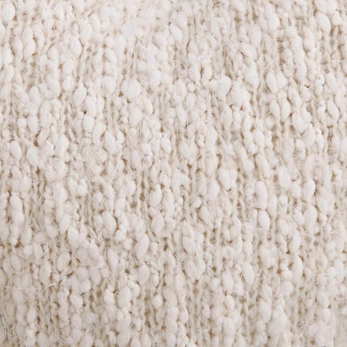 DEMDACO Giving Collection Cream Weighted Giving Heart - Weighted Heart Pillow for Bedding - Decorative Throw Pillow - Meaningful Gift Idea - Handmade - Luxurious, Soft & Cozy - 1.85 lbs