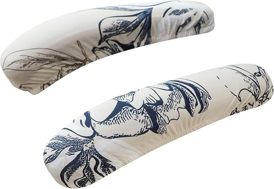 FORCHEER Armrest Covers for Office Chair 12-15 Inch Floral 2 Pieces Elastic Arm Rest Covers for Computer Gaming Chair Arm Slipcovers Washable