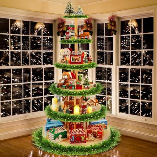 DoubleFill 6 Tier 6 Ft Christmas village Display, Circle by DoubleFill