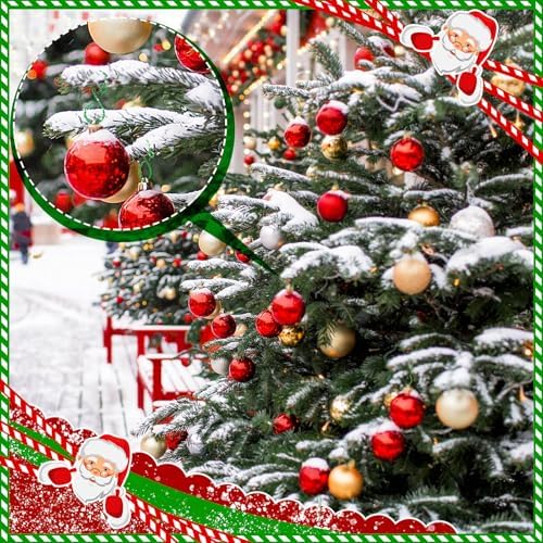 MorningRo 24 Pcs Christmas Ornament Hooks 2'' S Shaped Swirl Hook, Green - Image 6