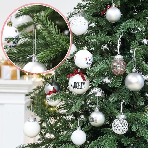 Tatuo 200 Pieces Christmas Ornament Hooks Ornament Hangers Xmas Metal Wire Hooks with Storage Box for Christmas Tree Decoration (Black) - Image 5