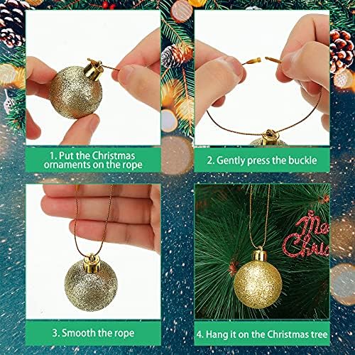 Nuanchu 500 Pcs Christmas Ornament Hangers, Gold - Image 5