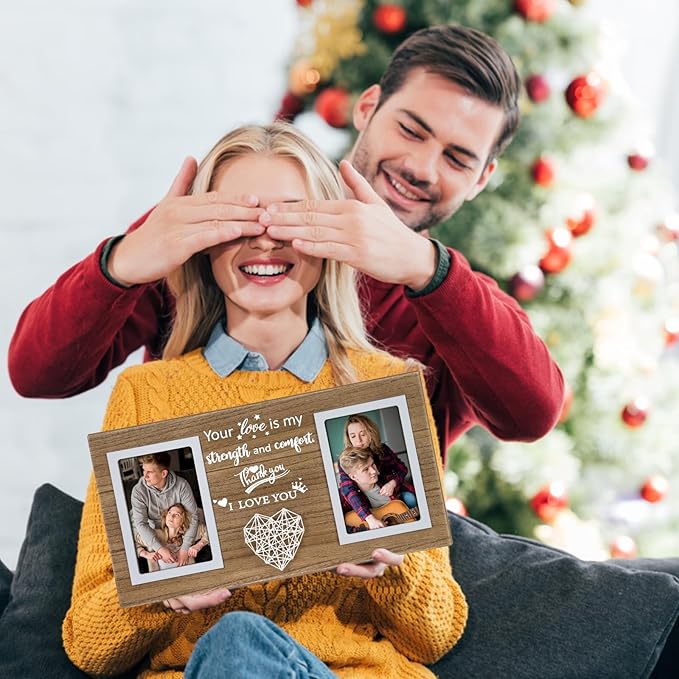 ZEEYUAN 4x6 Picture Frame Gifts For Mom Mothers Day Photo Gifts for Mom from Daughter or Son, Personalized Mother’s Day Presents Anniversary Birthday Wedding Gift for Wife Couples Love Picture Frame