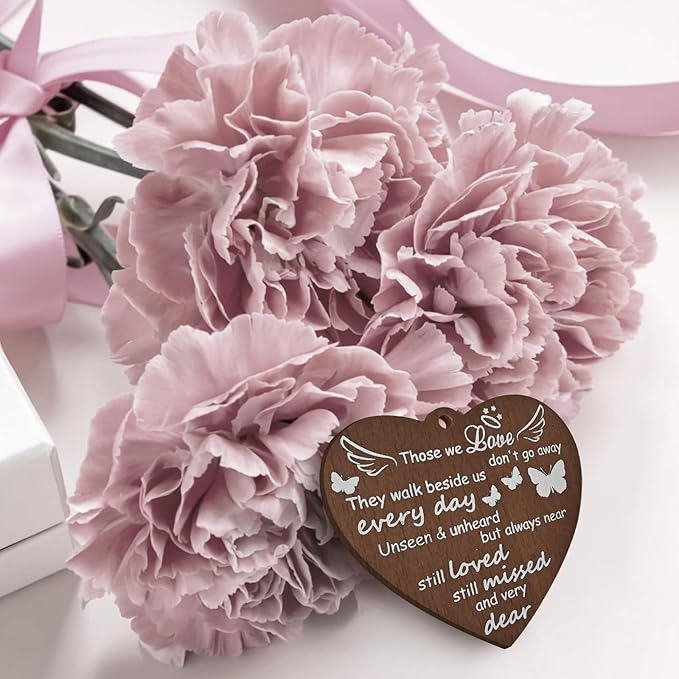 Egofine Memorial Gifts for Loss of Loved One, Sympathy Gifts for Loss of Mom Dad, Rotating Memory Frame Remembrance for 4x6 Photo
