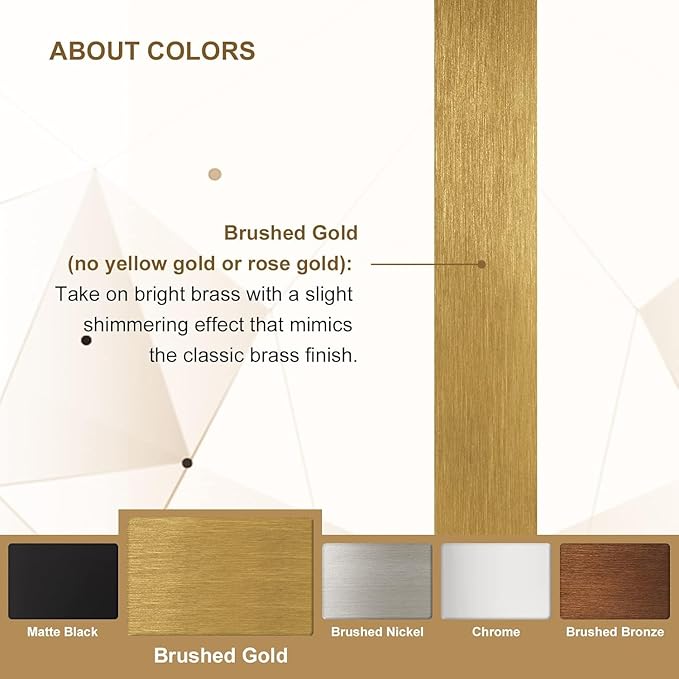 ANDY STAR 30"x30" Square Bathroom Mirror, Brushed Gold Scalloped Mirror for Wall, Antique Brass Mirror with Designer-Crafted Rounded Notched Corners, Ideal for Home Remodel