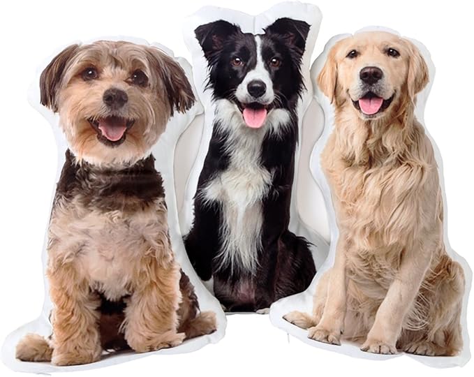 Picture Pillow Custom Pet Pillow Dog Pillows Gift (14", Colorful)