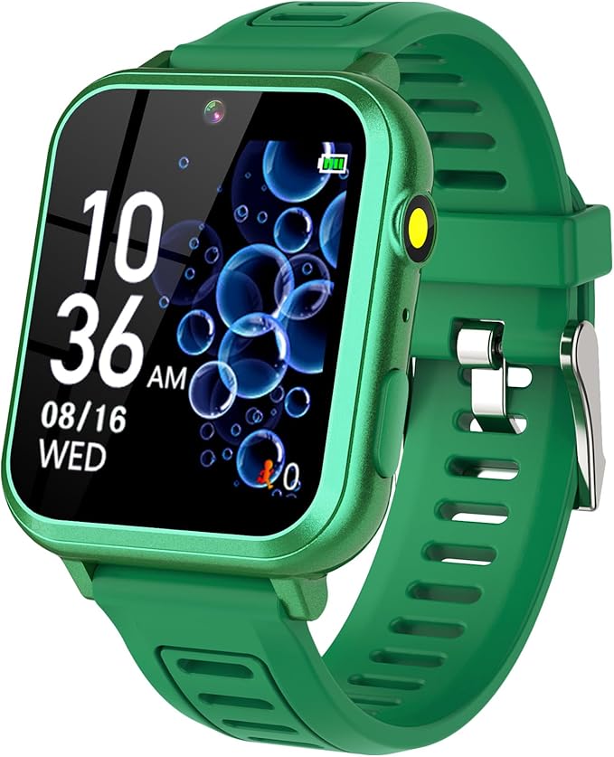 Tixpc Kids Game Smart Watch Boys with 39 Puzzle Games Camera Video Player Pedometer Alarm Clock Calculator Flashlight 12/24 hr HD Touch Screen Kids Watches Toys for 7 8 9 10 11 12 Year Old Boys by Tixpc