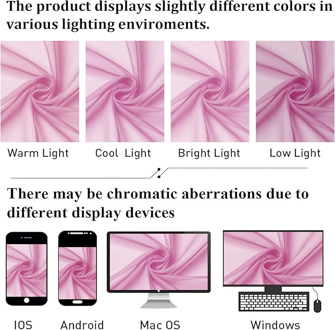 Lecloud Light Pink Sheer Curtains for Living Room 96 Inches Long 2 Pcs, Airy Solid Color Light Filtering Curtains for Bedroom Dining Room, Dual Rod Pocket Comfort Drapes, Each Panel 59" W x 96" L