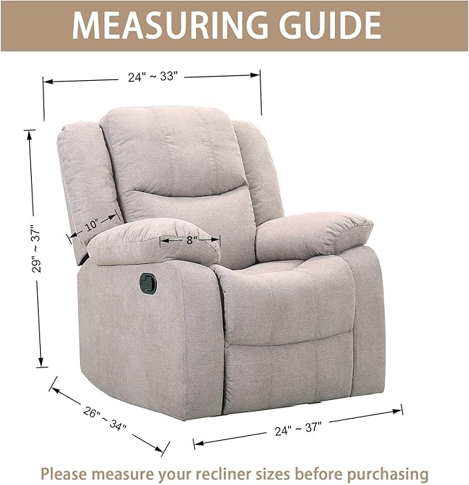JIVINER 4-Piece Recliner Chair Covers Stretch Jacquard Covers for Reclining Chair Recliner Slipcovers for Living Room Soft Recliner Protector with Pocket (Recliner, Peacock Blue)