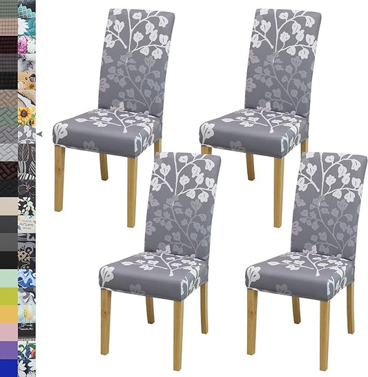 BIETYONE Chair Covers,Dining Room Chair Covers Set of 4,Stretch Kitchen Chair Cover,Washable Dining Chair Cover,Parsons Chair Slipcovers Protective,for Home,Restaurant,Banquet