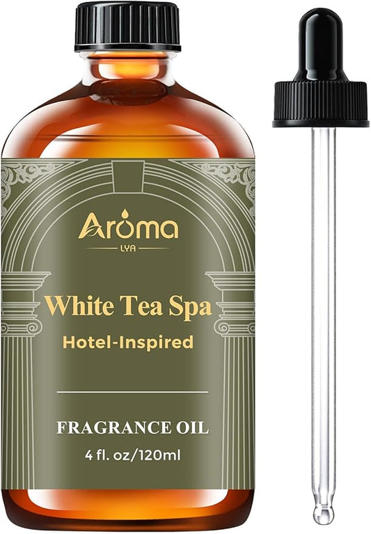 White Tea Spa — A Hotel-Inspired Diffuser Oil, Hotel Diffuser Oil for Diffuser for Home Fragrance Oil for Ultrasonic and Waterless Diffusers and Crafting
