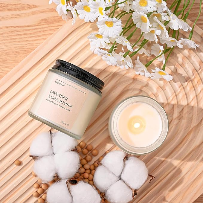 Scented Candles Gift Set, 8 Pack Soy Wax Candles for Home, Spring Summer Floral Fresh Aromatherapy Scents, Gifts for Women, Birthday