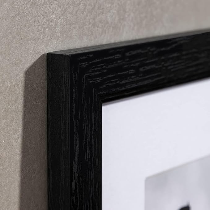 eletecpro 4x6 Picture Frames Set of 10, Picture Frame Collage Wall Decor Display 3.5x5 Photo With Mat or 4x6 without Mat, Home Decor Gallery Frame for Table Top or Wall Mounting, Black