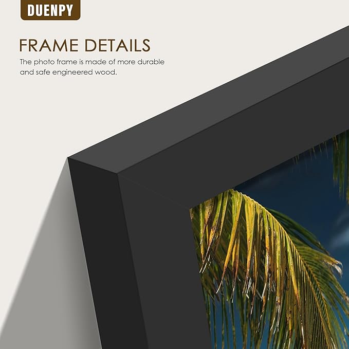 5 Folding 4x6 Picture Frame Horizontal Engineered Wood Accordion Photo Frame with Plexiglass Tabletop Bookshelf Display Black