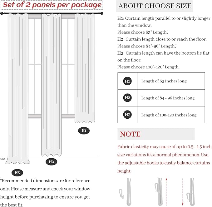 PleatedDrapes Modern Farmhouse Style Light Filtering Curtains for Living Room/bedroom, Country Rustic Oatmeal Beige Brown Curtains 108 Inches Long Flax Linen Pinch Pleated Sheer Canvas Muslin 2 Panels