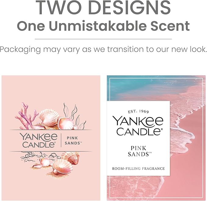 Yankee Candle Small Tumbler Scented Candle, Up To 40 Hour Burn Time, Premium Plant Wax Blend For Consistent Burn, Tumbler Candle With Room Filling Fragrance, Pink Sands