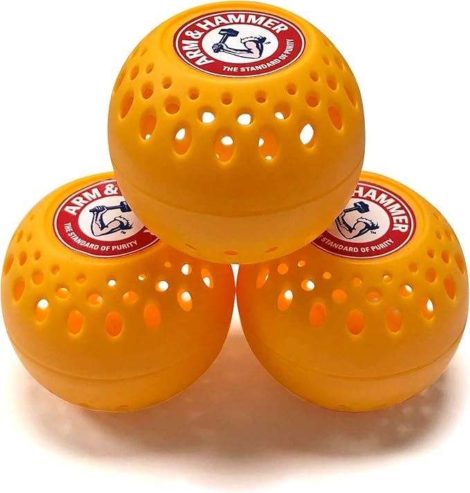 Arm & Hammer OdorBusterz?? Odor Eliminator Balls, Clean Burst, 3 Count ?€? Baking Soda Odor Control for Closets, Drawers, Hampers & Small Spaces