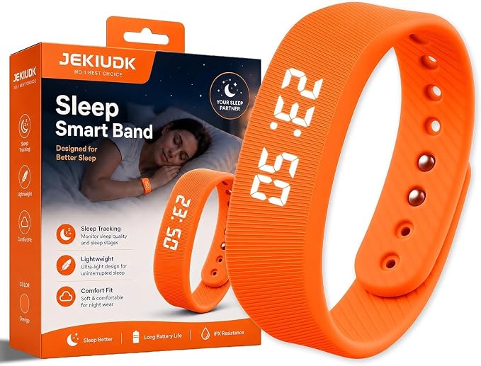 Vibrating Alarm Wristband Clock Smart Watch Bracelets for Mens Digital Heavy Sleepers Fit Wrist Womens Tracker Vibro Vibration Silent Small Distance Teens Shock Despertador Band Alert by Unknown