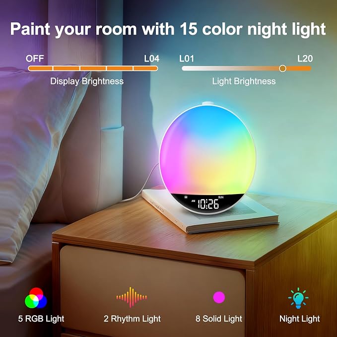 DreamSky Digital FM Radio with Bluetooth Speaker and Sleep Timer for Kids - Image 4