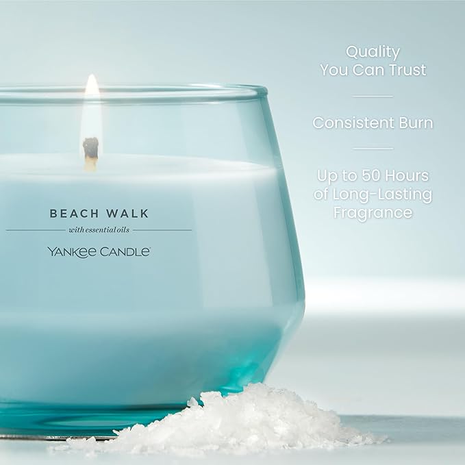 Yankee Candle Studio Collection Candle, Beach Walk, 10 Oz