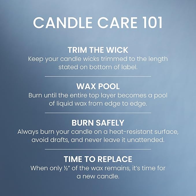 Yankee Candle Studio Scented Candle with up to 50 Hour Burn Time, Premium Plant Wax Blend for Consistent Burn, 10 oz Jar Candle with Room Filling Fragrance, Ocean Air