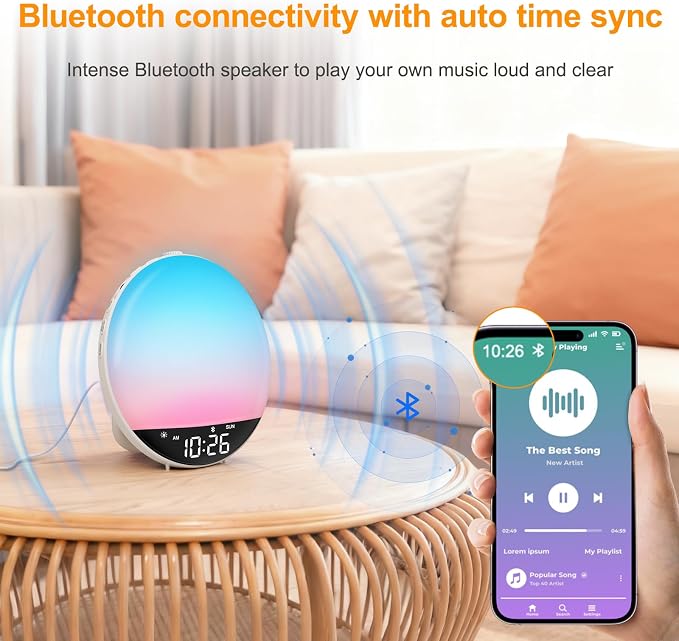 DreamSky Digital FM Radio with Bluetooth Speaker and Sleep Timer for Kids - Image 3
