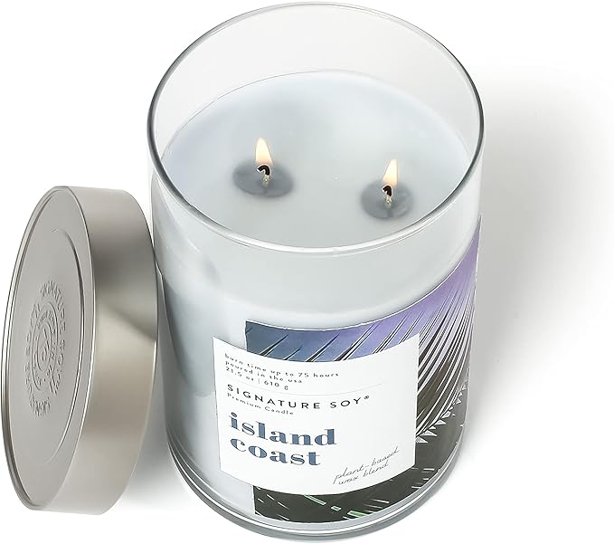 Signature Soy Lidded Island Coast Scented Candle Extra Large Jar